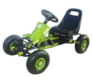 Go kart racing pedales Army verde