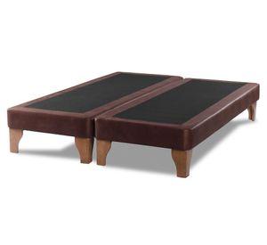 Base cama europea 2 plazas base dividida Zen café moro