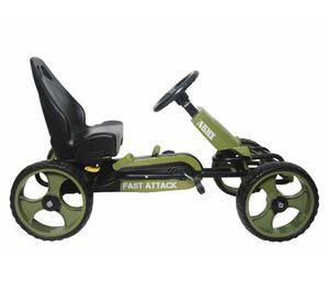 Go kart Racing army verde