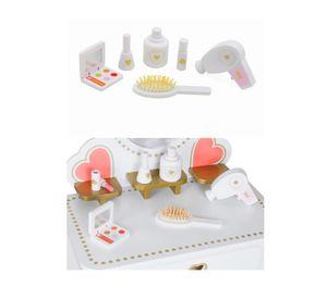 Tocador Love blanco + accesorios