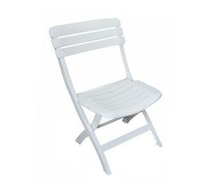 Silla plegable Diamantina blanco