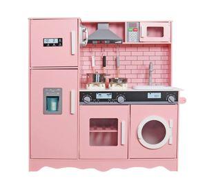 Cocina Magic Chef MDF rosada