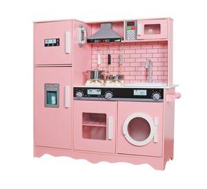 Cocina Magic Chef MDF rosada