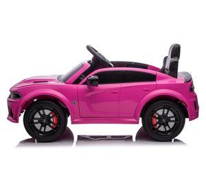 Auto a batería 12V Dodge Rosado