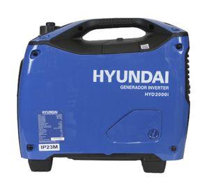 Generador inverter a gasolina manual 2000W 4,5 lt HYD2000I Hyundai