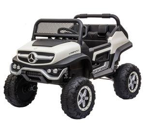 Auto a batería Unimog concept blanco Kidscool