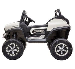 Auto a batería Unimog concept blanco Kidscool
