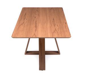 Comedor 6 personas rectangular Megan avena 160x90x74.7 cm