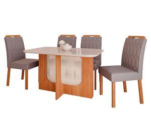 Comedor Louis 1.3 + 4 sillas Paola