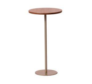 Mesa lateral Orb 3 un. café champagne 60.5x30 cm