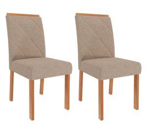 Comedor 4 sillas Agata Fernanda off white/beige