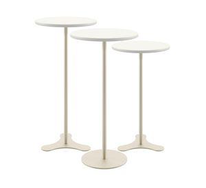 Mesa lateral Orb 2 un. off white 60.5x30 cm