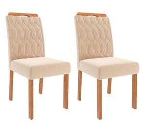 Comedor Ana 1.3 + 4 sillas Paola nude
