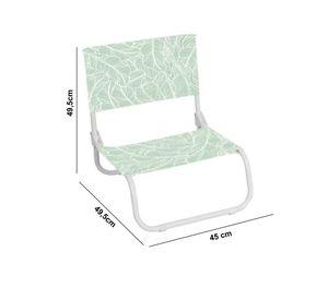 Silla playa menta Outzen