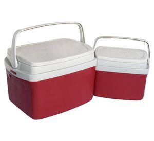 Cooler 12 litros litros + cooler 5 litros rojo Live Sport