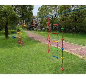 Juego de obstáculos Ninja kids