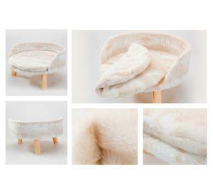 Cama mascota 30x35x35 cm S beige