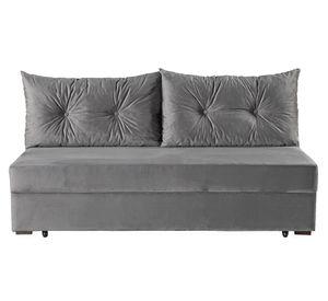 Sofá cama San Francisco felpa/velvet gris