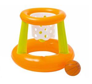 Juego flotante Aro de básquet 67x55 cm naranjo