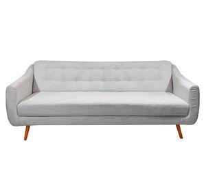 Sofá cama Mimo tela gris claro