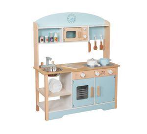 Cocina Montessori W10C573H celeste + accesorios