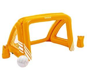 Juego flotante Arco de fútbol 124x76x84 cm naranjo