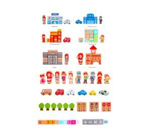 Juego de construcción Ciudad Feliz