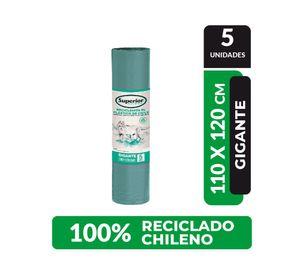 Bolsa de basura gigante 110 x 120 cms 5 unid superior