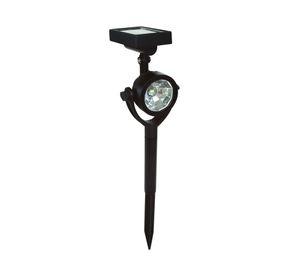 Estaca solar LED 1L Petit negro luz día ByP.
