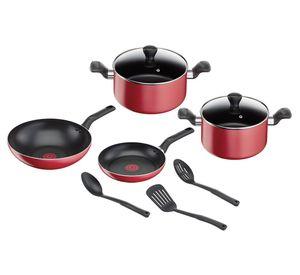 Batería 9 piezas B243S985 rojo Tefal.