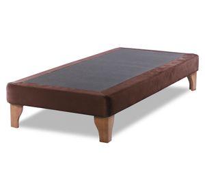 Base cama europea 1 plaza Zen chocolate