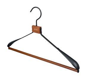 Colgador abrigo negro/madera
