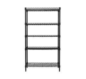 Repisa 5 Niveles negro 160x60x35 cm