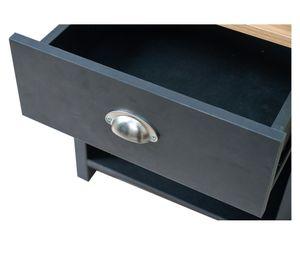 Velador 1 cajón black
