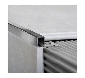 Guardacanto 12x10 mm x1,5 m Quadra cromo Atrim