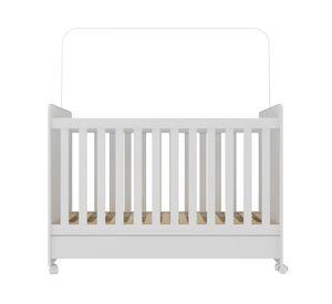 Cuna 160x68,5x134 cm 3en1 blanco Kidscool