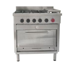 Cocina 4 quemadores 6EA50 gris Maigas