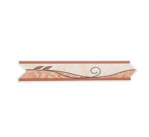 Listel 6 x 20 cm rodas beige 5 unidades Deco