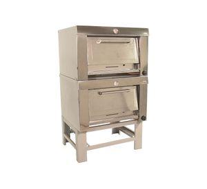 Horno a gas 2 cámaras silver Maigas