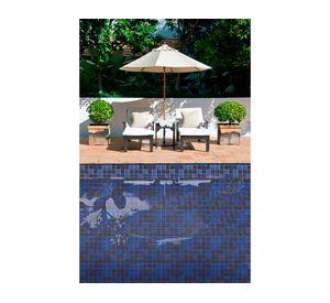 Mosaico Juquei azul 30.6x30.6 cm