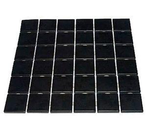 Mosaico grande negro 30.6x30.6 cm