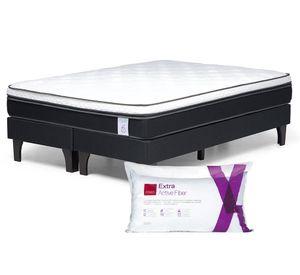 Cama europea king New style 6 + almohadas Extra Rosen