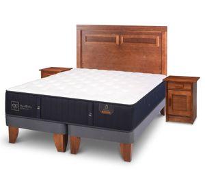 Cama europea 2 plazas Premium base dividida + set Milán Cic