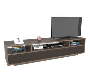 Rack TV 90'' Bellagio siena/wengue negro TuHome