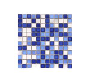 Malla porcelana 30x30 cm Caribe sea Decoralia