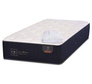 Colchón 1 plaza Premium + cubre colchón Cic