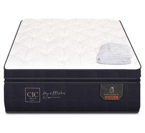 Colchón 1.5 plazas x 190 cm Súper premium + cubrecolchón Cic