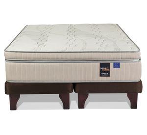 Cama Europea 2 plazas 150x200 cm base dividida Máximo Cobre beige