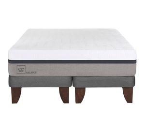Cama europea 2 plazas Balance base dividida Cic