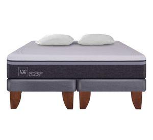 Cama europea king Ortopedic advance + almohadas Cic